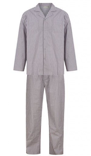 Walker Reid Mens Cotton Stripe Pyjama